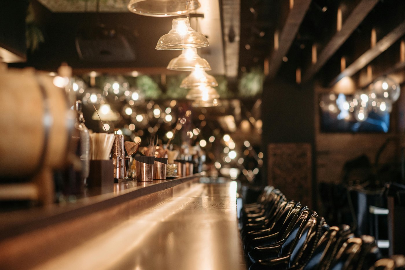 Bar program bokeh photography Miami