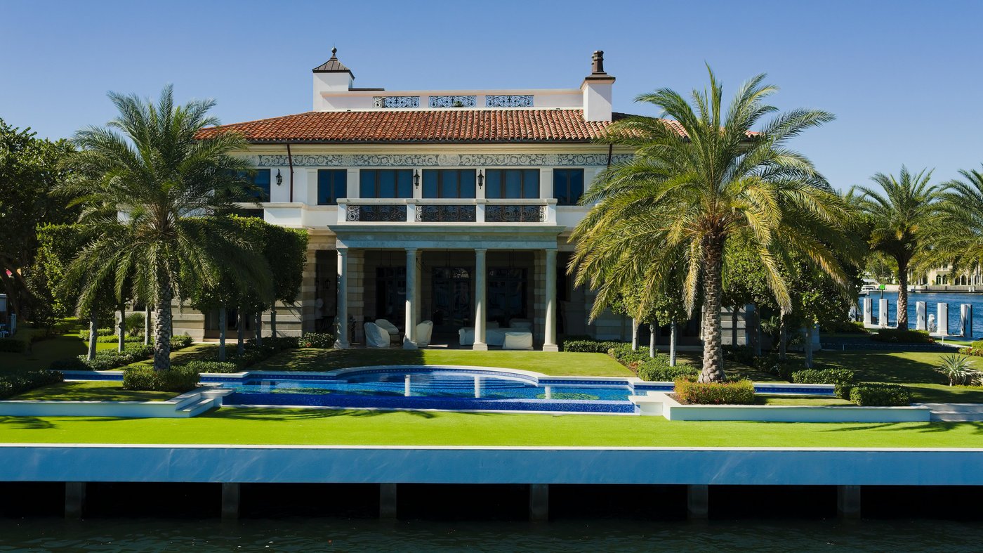 Waterfront luxury mansion photography Palm Beach Fort Lauderdale