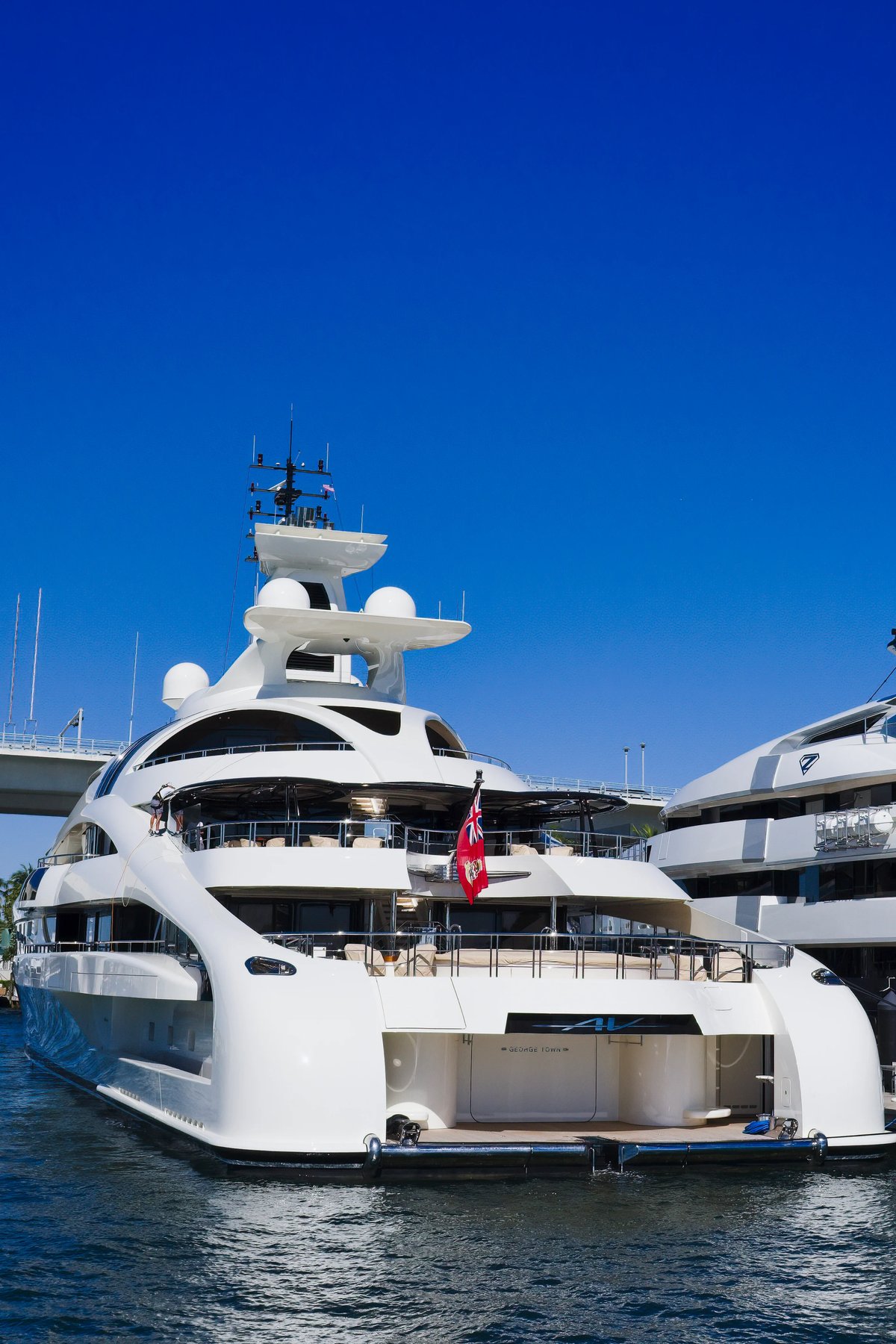 Luxury superyacht Fort Lauderdale boat show photography