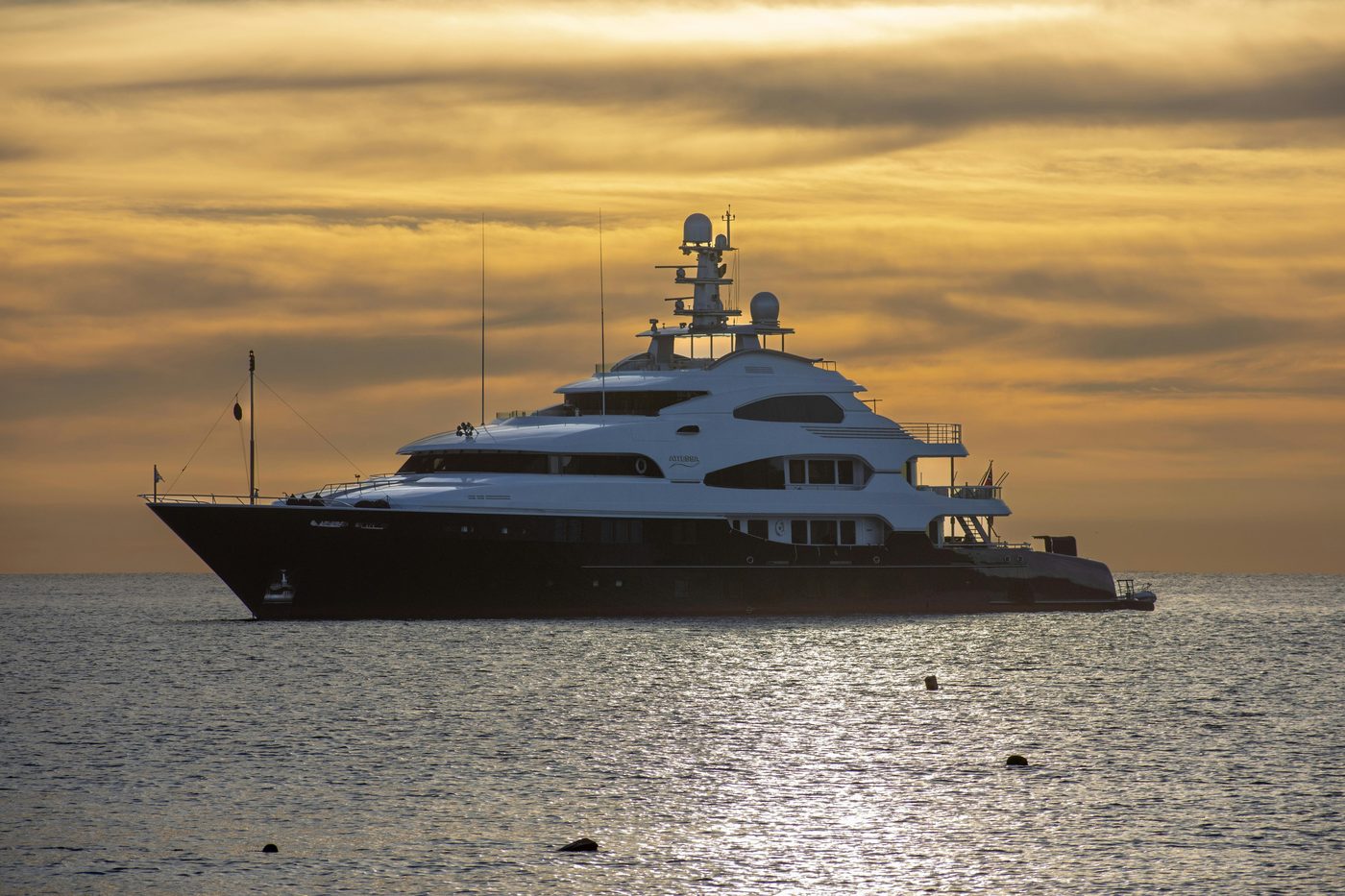 Superyacht photography golden hour Fort Lauderdale